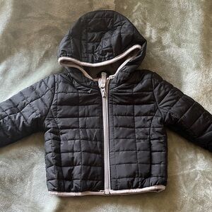 Cat & Jack Black Quilted Jacket